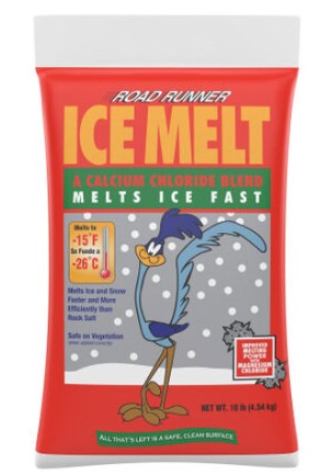 Highline Warren 10 pound calcium chloride ice melt bag for winter snow and ice removal on driveways and walkways