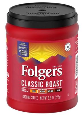 Folgers Coffee Columbian Can 9.6 oz