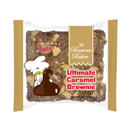 The Brownie Baker Caramel Twix Brownies 12-Pack Wholesale