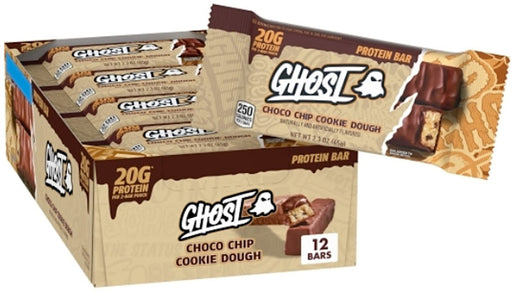 Ghost Cookie Dough Protein Bar 2.3 oz — high-protein snack bar with cookie dough flavor by Ghost Nutrition