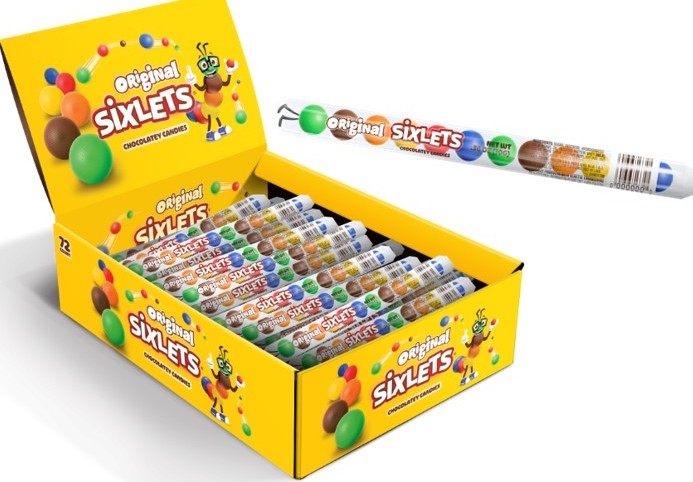 Sixlets 12-ball Tube Boxes 36 oz 72ct