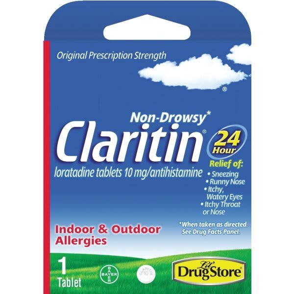 Claritin Drug 1 Pill 6 Per Box