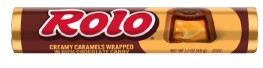Rolo Creamy Caramel Milk Chocolates 1.7 oz roll with 18 individually wrapped chocolate caramel pieces