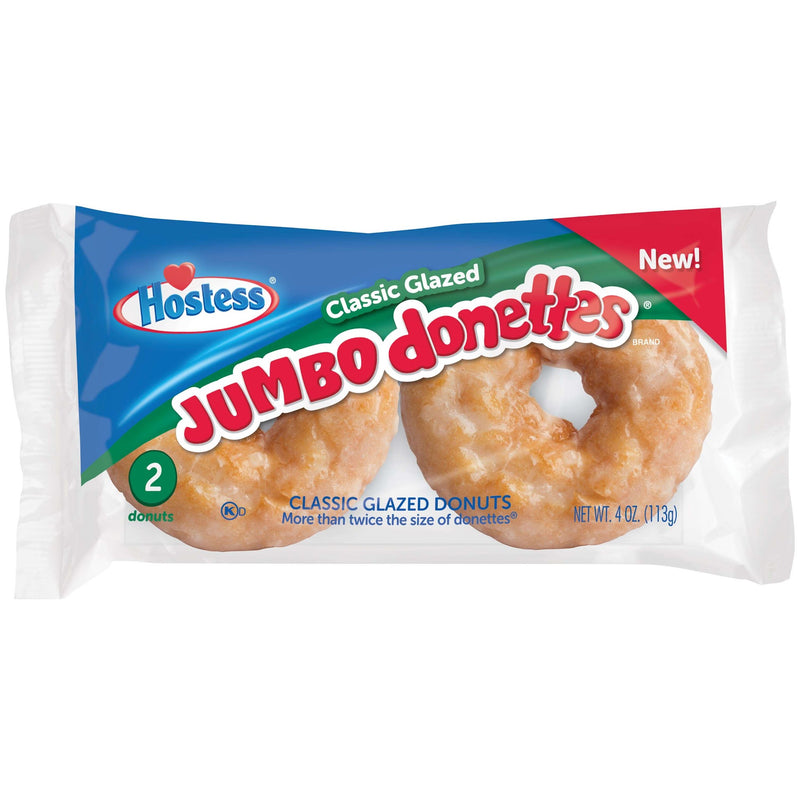 Hostess Donut Jumbo Glazed Boxes 06ct