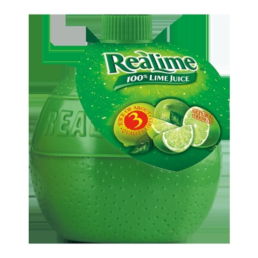 ReaLime 100% Lime Juice 4.5 fl oz squeeze bottle with bright green label
