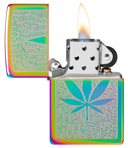 Zippo Cannabis Design Multi-Color Pocket Lighter