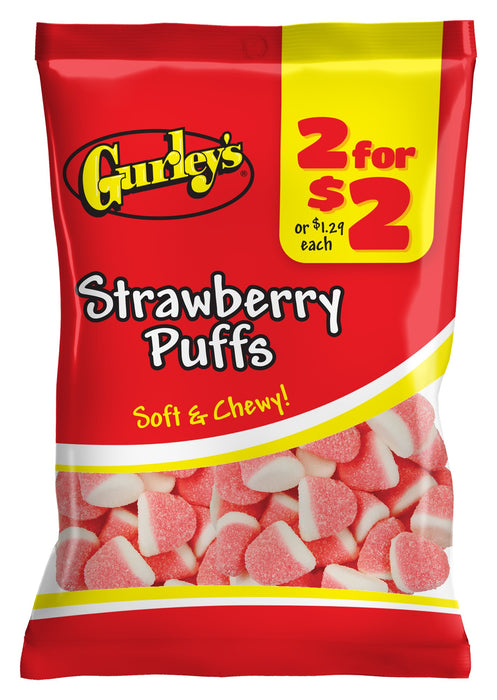 Gurley's Strawberry Puff (Pack of 12)