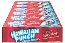 Hawaiian Punch Chew Fruit Juicy Red .8 Boxes 36ct
