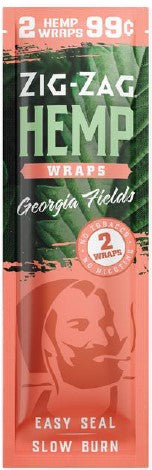 Zig Zag Hemp Wraps Georgia Fields Packs 25 Pack