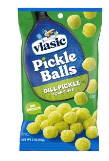 Vlasic Display Shipper Dill Pickle Ball Cheese Snacks Floor Display 36ct