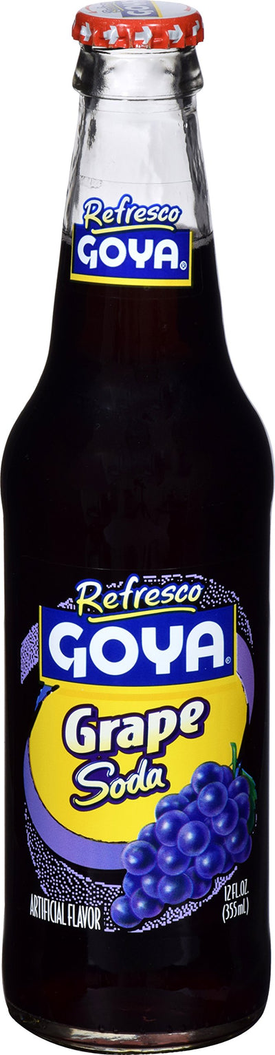 Goya Foods Refresco, Grape Soda, 12 Fl Oz (Pack of 24)