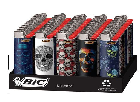 BIC Lighter Skulls Boxes 50ct