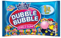 Double Bubble Original Bubble Gum 1 lb bag filled with individually wrapped pink gum pieces