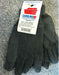 West Chester brown jersey work gloves with PVC micro-dotted palm and knit wrist cuff, large size