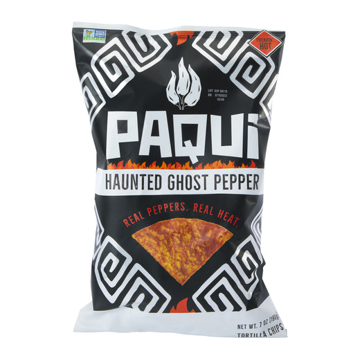 Paqui Haunted Ghost Pepper Tortilla Chips, 2 oz Bag