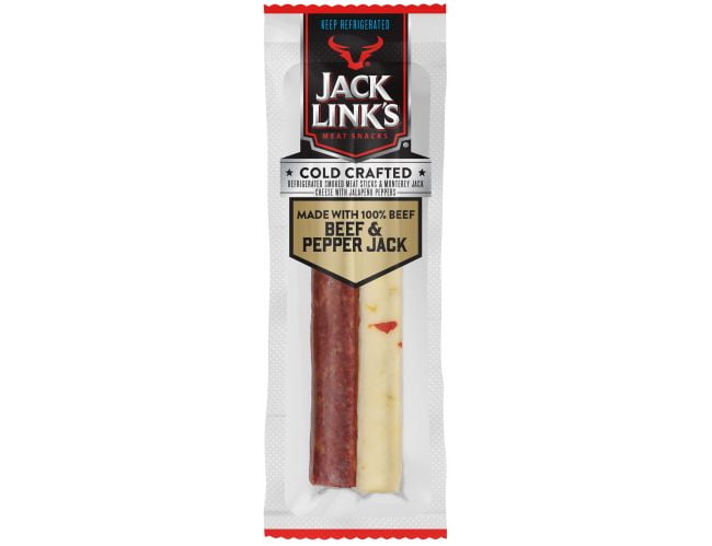 Jack Links Original Beef and Pepper Jack Cheese Sticks, 1.5 Ounce - 16 per case.
