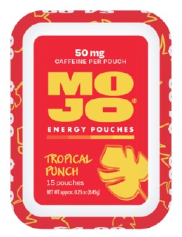 MOJO Tropical Punch Energy Drink Pouches 5-Pack Wholesale