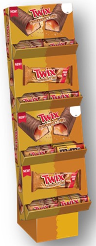 Twix Snickerdoodle Mix Kng Display Counter 44ct