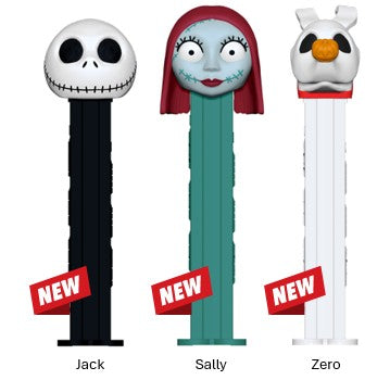 PEZ Nightmare Before Christmas Blister Card 3-Pack Wholesale Case