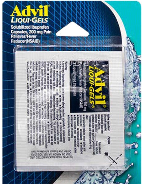 Advil Liquid Gels Sleeves 12ct