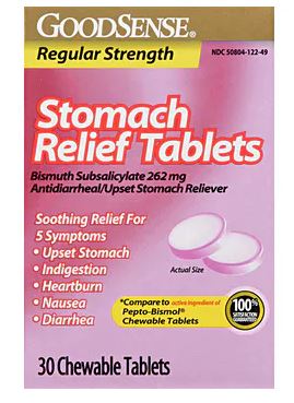 Goodsense Stomach Relief Tablets 30ct Chewable