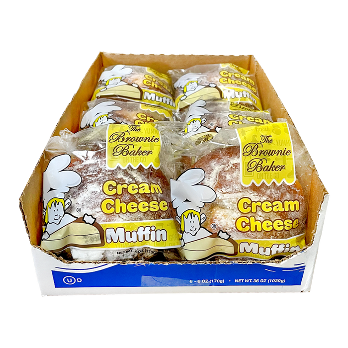 The Brownie Baker Cream Cheese Muffins 6 oz 6-Pack Wholesale