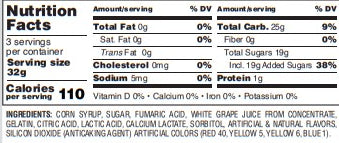 Gurley's Gummi Sour Worm 12 Per Bag