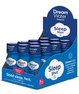 Dream Water Nightime Nectar Sleep Shot 2 Boxes 12ct