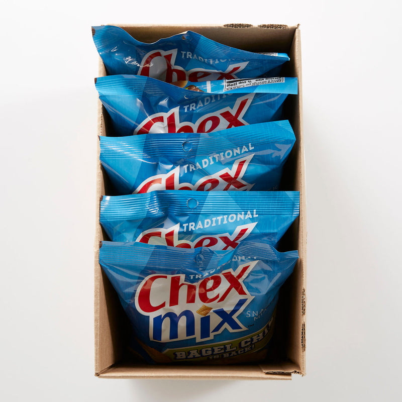 Chex Mix Traditional Snack Mix, Savory Family Size Bag, 8.75 oz (Pack of 5)