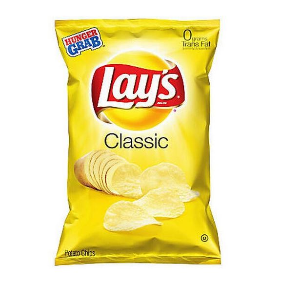 Lay's Classic Potato Chips Snack Food 48-Count Wholesale Case