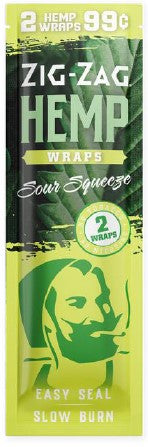 Zig Zag Hemp Sour Squeeze 2/ 99 Packs 25 Pack