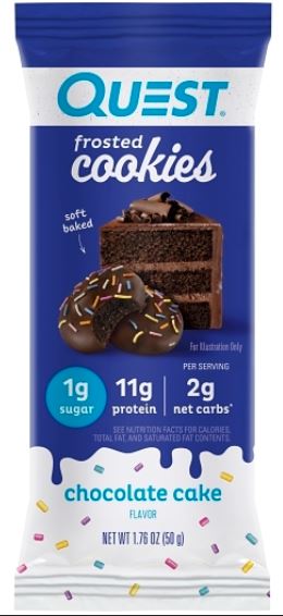 Quest Frosted Cookie Chocolate Cake Boxes 08ct