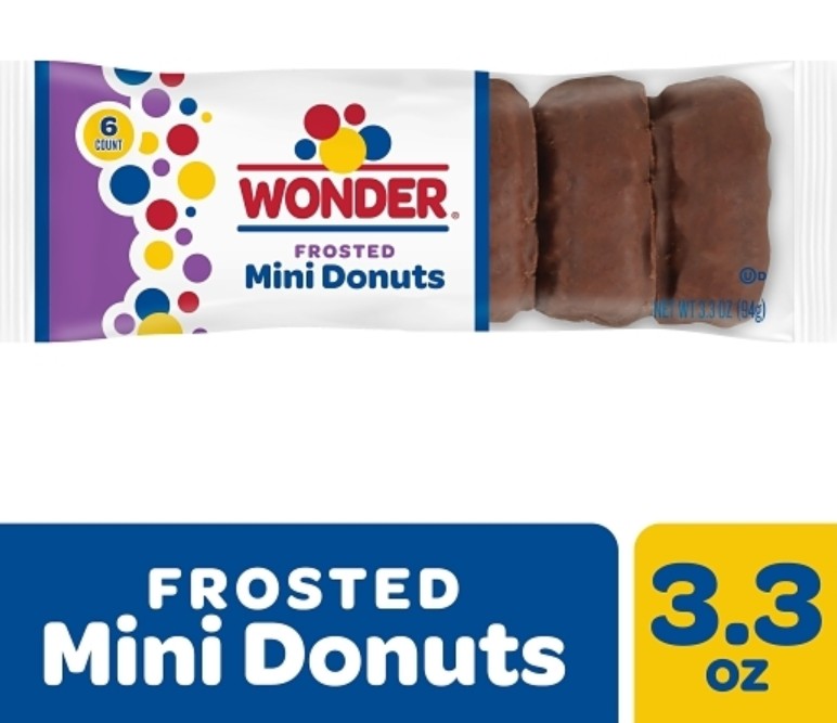 Wonder Mini Donuts Chocolate Frosted Boxes 10ct