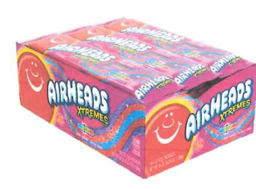 Airheads Xtreme Sours Very Berry Belts 2 oz sour candy belt with bold berry flavor