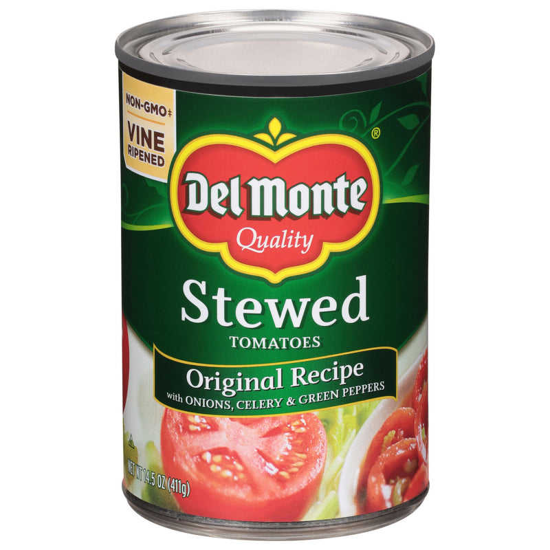 Del Monte Original Recipe Stewed Tomatoes, 14.5 oz Can (Pack of 24