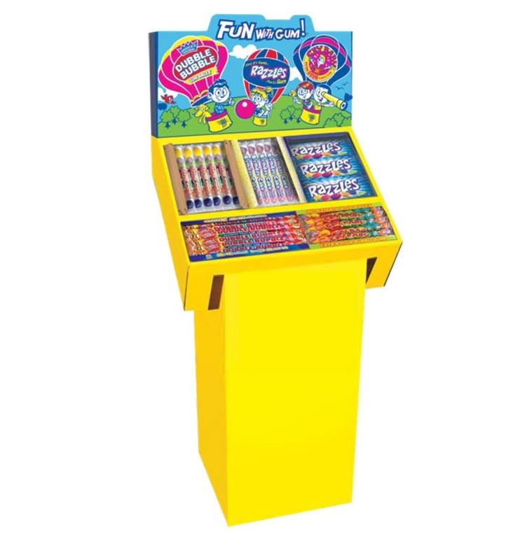 Charms Fun with Gum Shipper Floor 168ct