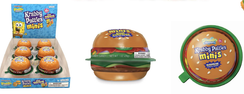 Krabby Patties Mini Surprise 1 Boxes 06ct