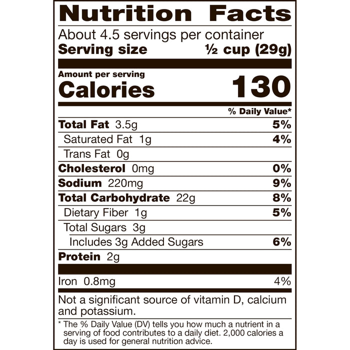 Chex Mix Honey BBQ Flavored Savory Snack Mix 4.5 oz 9-Pack Wholesale