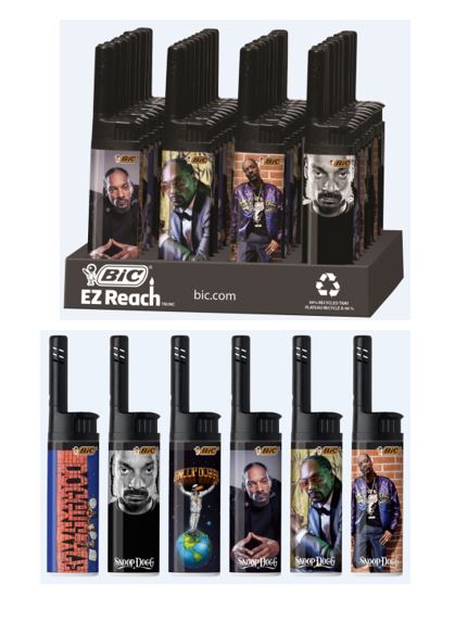 BIC Lighter Ez Reach Snoop Dog Counter Displays 40ct