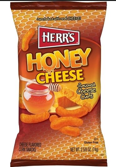 Herrs Honey Cheese Curls 2.62 oz (Pack of 12)
