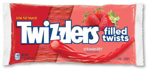 Twizzlers Filled Bites chewy licorice candy with sweet filling, 11 oz bag