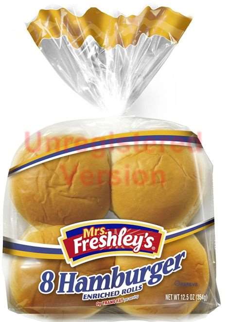 Mrs. Freshley's Buns Hamburger 08ct