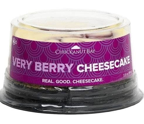 Chuckanut Bay Verry Berry Cheesecake 3.5 oz 06ct