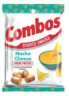 Combos Nacho Cheese Baked Pretzel Snacks 6.3 oz 12-Pack Wholesale