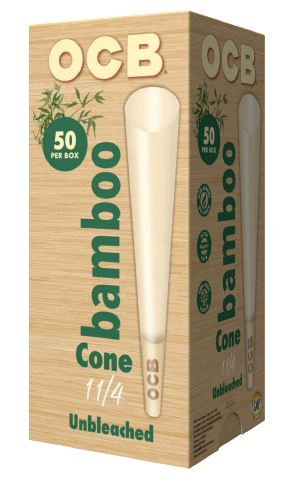 OCB Bamboo Cone 1.25 Tower 50 Box