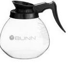 Rooted Grounds Glass Pot Reg Black Handle