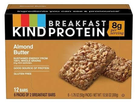 Kind Breakfast Almond Butter 1.8oz 6ct