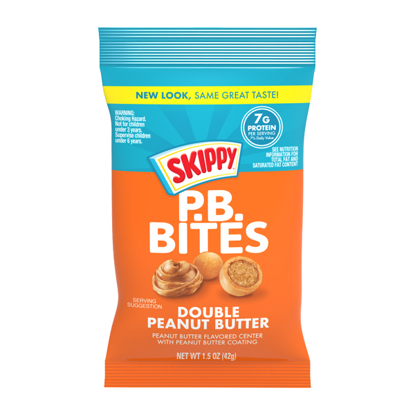Skippy Peanut Butter Bites Double Boxes 1.5 oz 12ct