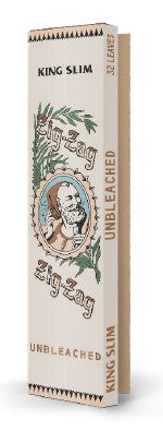 Zig Zag Vintage Unbleached King Size Rolling Papers 24ct