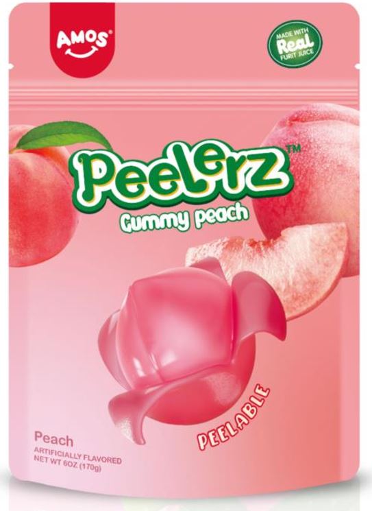 Amos Peelerz Peach Peg Bag 6 oz